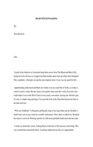 Dead Witch Walking
